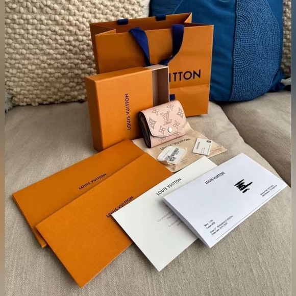 Louis Vuitton Handbags - Louis Vuitton Trifold Wallet Mahina Portefeuille Iris XS  Pink